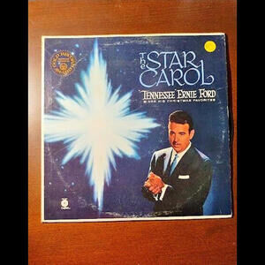 Certified Gold Record award Tennessee Ernie Ford The Star Carol vinyl  RM1071
